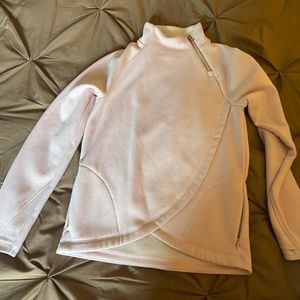 Girls pale pink Athleta pullover